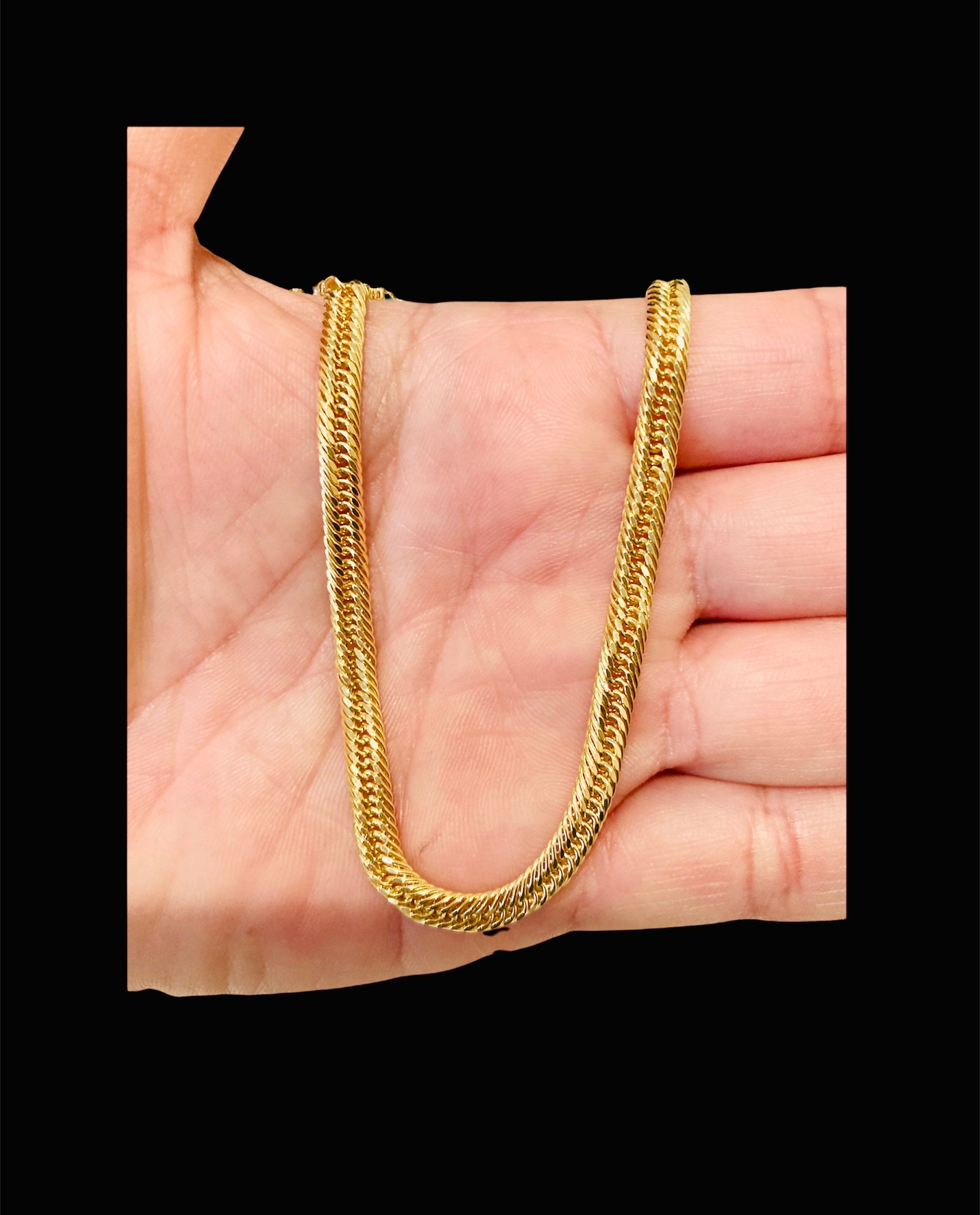 18K MCut Bracelet Triple Lock Size 7.5