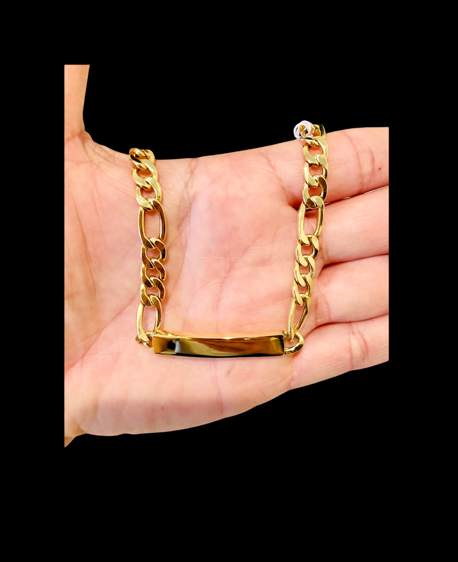 18K ID Bracelet Size 8.5